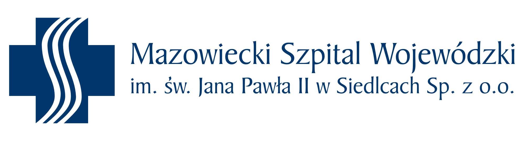 Logo Mazowiecki Szpital Wojewódzki im. św. Jana Pawła II w Siedlcach